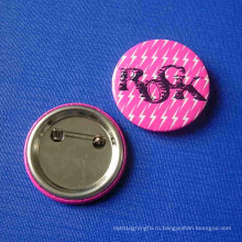 Значок кнопки Rock, пользовательский металлический штырь отворота (GZHY-TB-007)